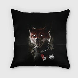Подушка квадратная Prodigy Fox, цвет: 3D-принт
