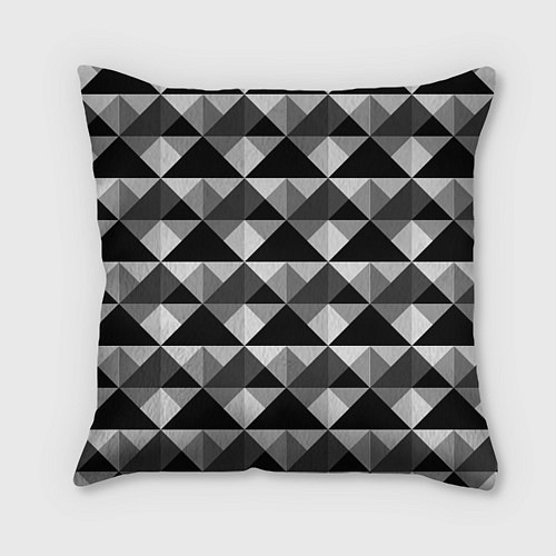 Подушка квадратная Современный геометрический / 3D-принт – фото 2
