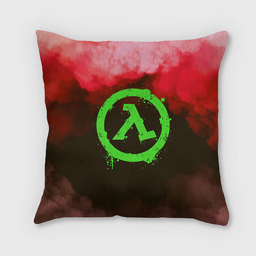 Подушка квадратная Half-Life Opposing Force Logo спина Z / 3D-принт – фото 2