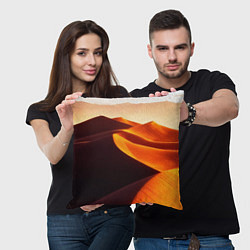 Подушка квадратная Пустыня дюна барханы, цвет: 3D-принт — фото 2