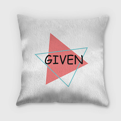 Подушка квадратная Мафую Сато с треугольниками / 3D-принт – фото 2