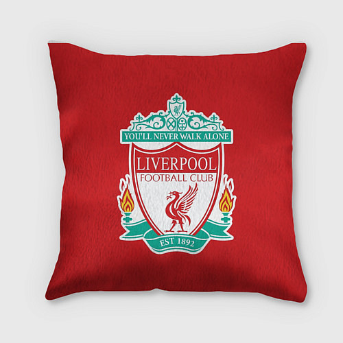 Подушка квадратная F C LIVERPOOL / 3D-принт – фото 2