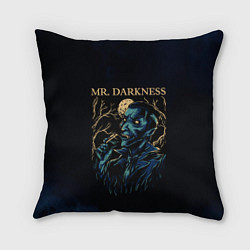 Подушка квадратная Darkness!, цвет: 3D-принт