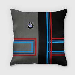 Подушка квадратная Автомобиль BMW БМВ, цвет: 3D-принт