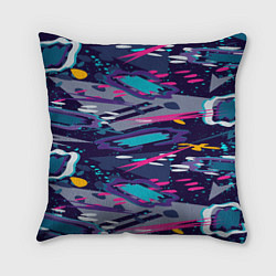 Подушка квадратная Космический абстрактный паттерн, цвет: 3D-принт