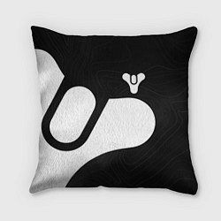 Подушка квадратная DESTINY 2 LOGO WHITE