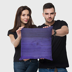 Подушка квадратная Фиолетовые краски, цвет: 3D-принт — фото 2
