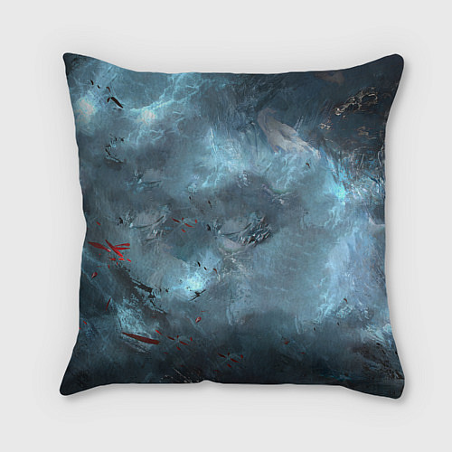 Подушка квадратная Naraka team / 3D-принт – фото 2