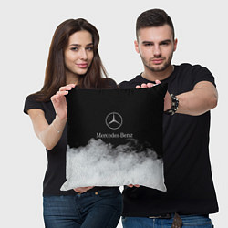 Подушка квадратная Mercedes-Benz Облака, цвет: 3D-принт — фото 2