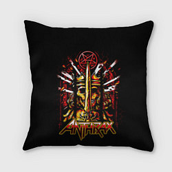 Подушка квадратная Anthrax - For All Kings, цвет: 3D-принт