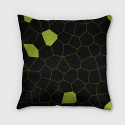 Подушка квадратная Кожа рептилии, цвет: 3D-принт