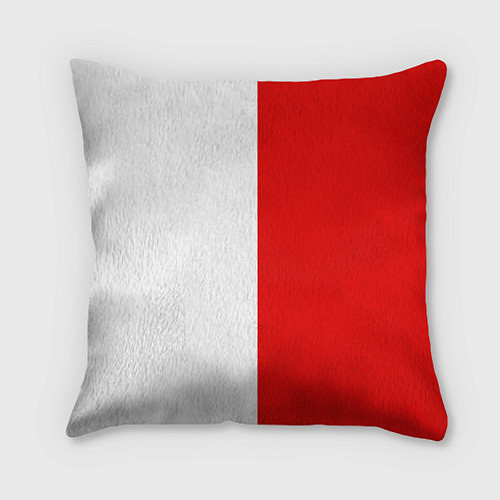Подушка квадратная DUCATI WHITE RED STYLE LOGO / 3D-принт – фото 2