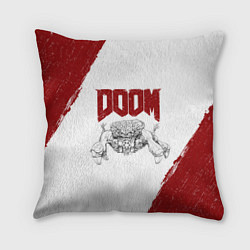 Подушка квадратная Владычица пауков Doom, цвет: 3D-принт