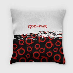 Подушка квадратная God of War Logo Pattern, цвет: 3D-принт