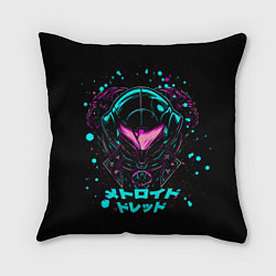 Подушка квадратная Metroid Dread Метроид, цвет: 3D-принт