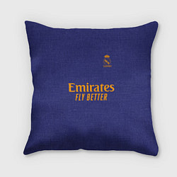 Подушка квадратная Real Madrid Benzema 9 Viola Theme, цвет: 3D-принт