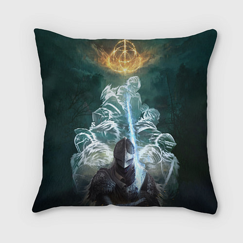 Подушка квадратная Elden Ring рыцарь и предшественники серии Souls El / 3D-принт – фото 2