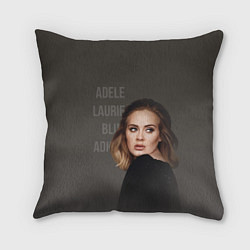 Подушка квадратная Взгляд Адель, цвет: 3D-принт