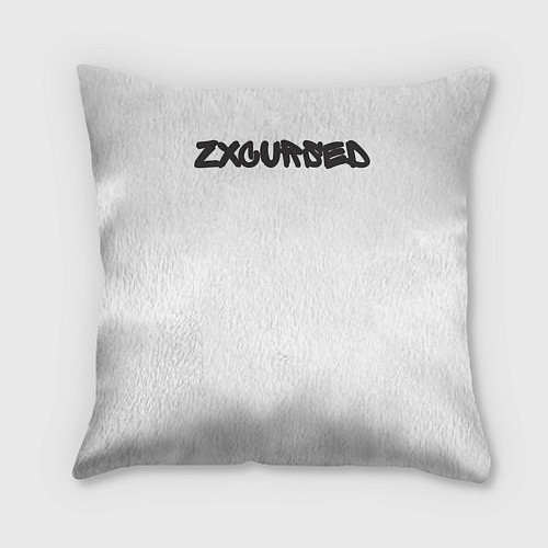 Подушка квадратная Zxc Smile / 3D-принт – фото 2