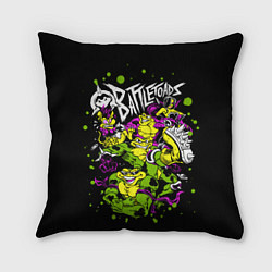 Подушка квадратная Battletoads - Боевые Жабы