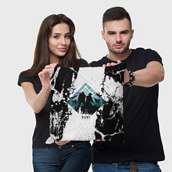 Подушка квадратная Охотники за головами монстров, цвет: 3D-принт — фото 2