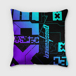Подушка квадратная Ghostrunner Neon, цвет: 3D-принт
