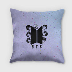 Подушка квадратная Bangtan BTS, цвет: 3D-принт