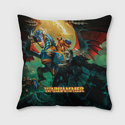 Подушка квадратная Warhammer арт, цвет: 3D-принт