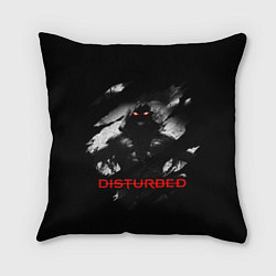 Подушка квадратная DISTURBED THE GUY ЛИЦО ДЕМОНА, цвет: 3D-принт