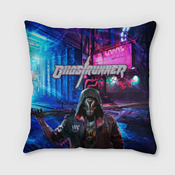 Подушка квадратная Ghostrunner Джек, цвет: 3D-принт