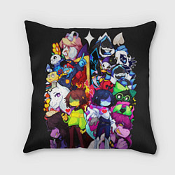 Подушка квадратная DELTARUNE UNDERTALE, цвет: 3D-принт