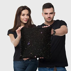 Подушка квадратная Ночное звездное небо, цвет: 3D-принт — фото 2