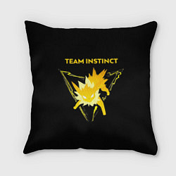 Подушка квадратная Team Instinct - Pokemon GO, цвет: 3D-принт