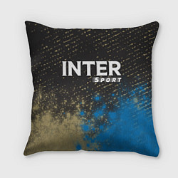 Подушка квадратная INTER Sport - Арт, цвет: 3D-принт