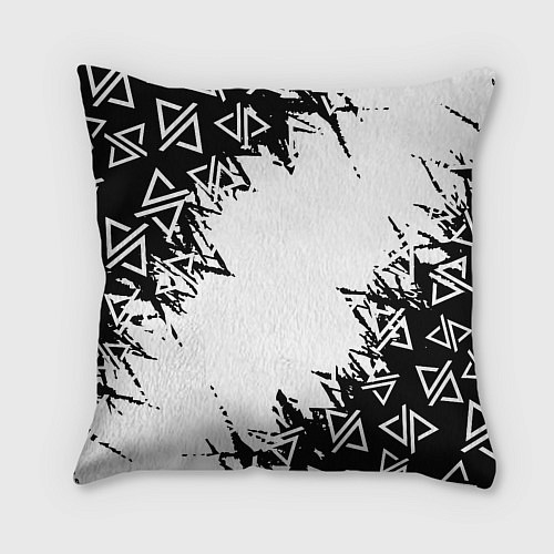 Подушка квадратная Адель певица паттерн / 3D-принт – фото 2