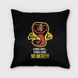 Подушка квадратная Cobra Kai - No mercy!