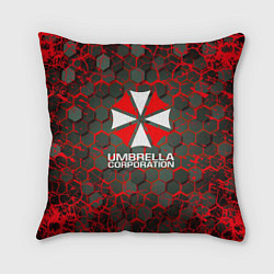 Подушка квадратная Umbrella Corporation соты