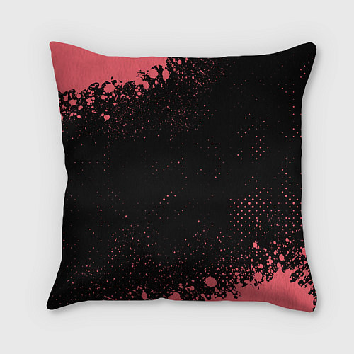 Подушка квадратная ЛАЛАФАНФАН - БЕЛАЯ Краски / 3D-принт – фото 2