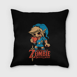 Подушка квадратная Зомби Линк, цвет: 3D-принт
