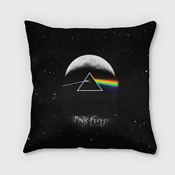 Подушка квадратная PINK FLOYD LOGO ПИНК ФЛОЙД ЗВЕЗДЫ, цвет: 3D-принт