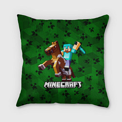 Подушка квадратная Minecraft, Майнкрафт 2022, цвет: 3D-принт