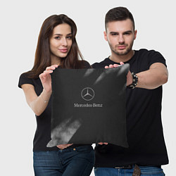 Подушка квадратная Mercedes-Benz Мерс, цвет: 3D-принт — фото 2