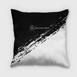 Подушка квадратная Mercedes-Benz - Разделение, цвет: 3D-принт