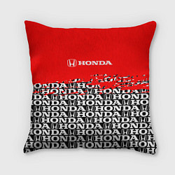 Подушка квадратная Honda - Pattern, цвет: 3D-принт