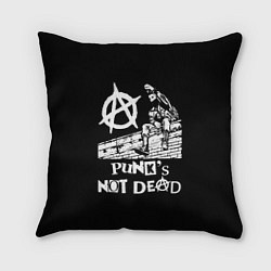 Подушка квадратная Анархист Панк, цвет: 3D-принт