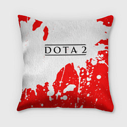 Подушка квадратная DOTA 2 Краски, цвет: 3D-принт