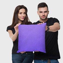 Подушка квадратная Красивый фиолетовый светлый градиент, цвет: 3D-принт — фото 2