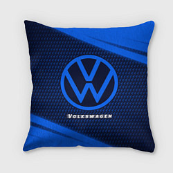 Подушка квадратная VOLKSWAGEN Volkswagen Абстракция, цвет: 3D-принт