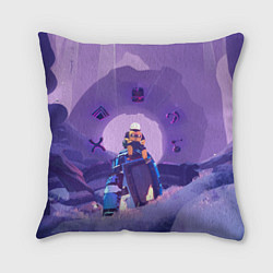 Подушка квадратная Командо на корабле