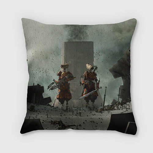 Подушка квадратная Skeleton warriors / 3D-принт – фото 2